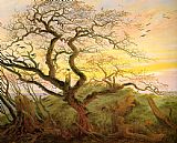 Caspar David Friedrich The Tree of Crows painting